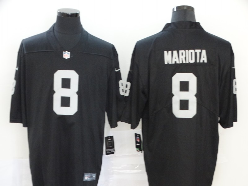 Men Oakland Raiders #8 Mariota Black Nike Vapor Untouchable Stitched Limited NFL Jerseys->miami marlins->MLB Jersey
